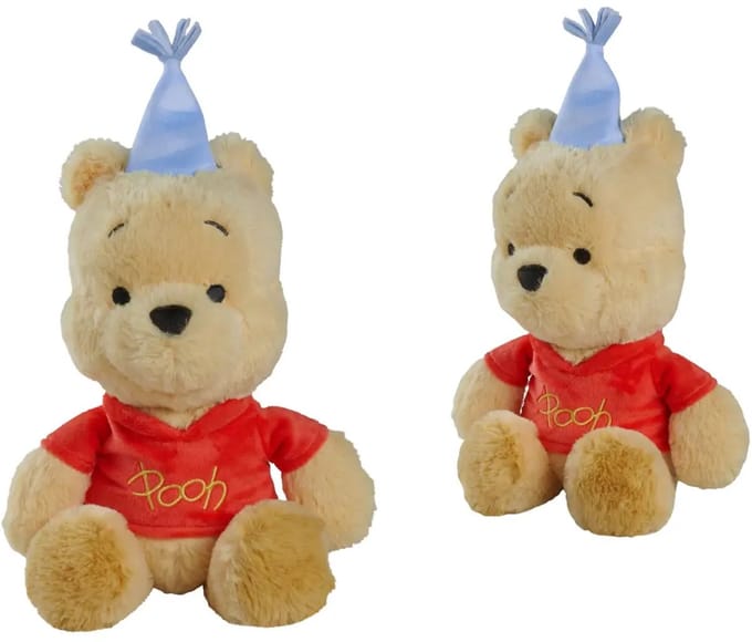 Disney knuffelbeer Winnie de Poeh pluche 25cm jubileumeditie.