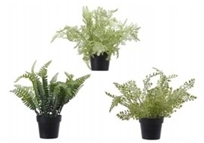 Kaemingk - Kunstplant Varen - Groene Pot - 26 cm - Onderhoudsvriendelijk