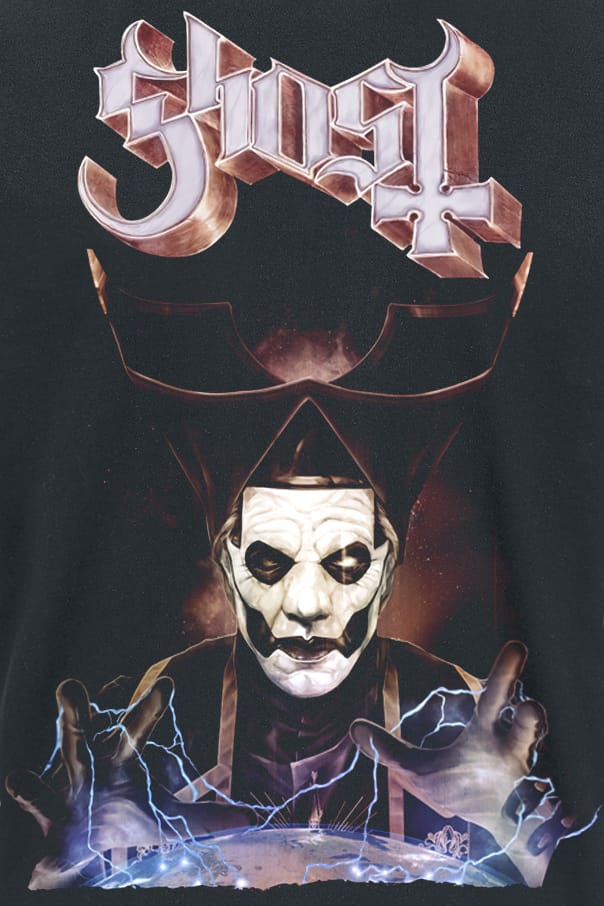 Ghost T-shirt - Re-Imperatour Admat - S tot 4XL - voor Mannen - zwart