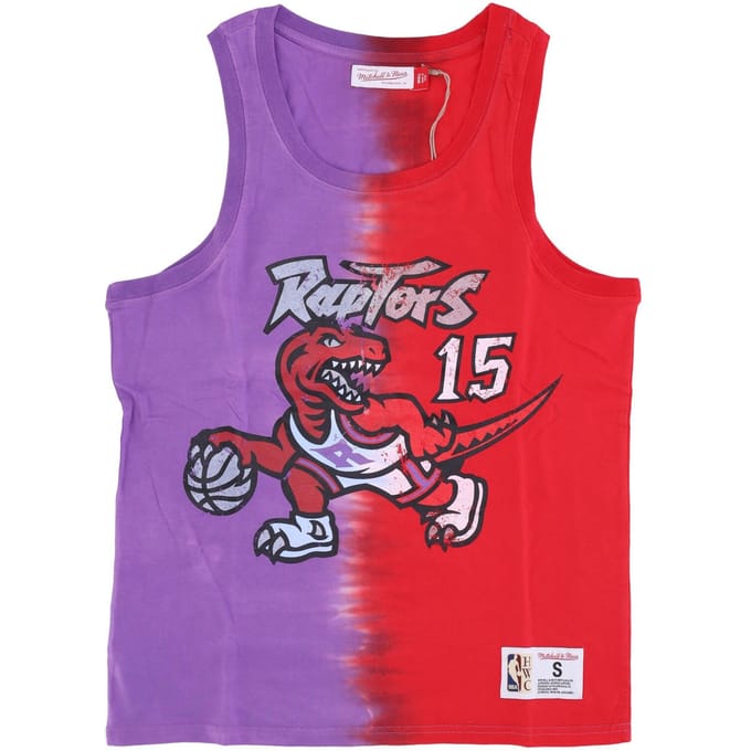 NBA Verticale Tie Dye-tanktop Hardwood Classics nr. 15 Vince Carter Torrap voor heren