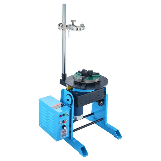 30KG Roterende Laspositioneerder 0-90° Positionerende Draaitafel Tafel 1-12 RPM