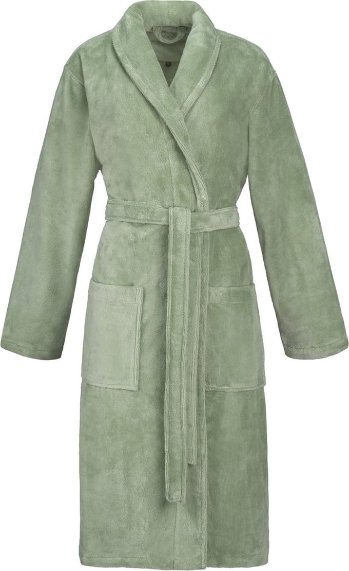 Vossen dames badjas Pippa soft green small
