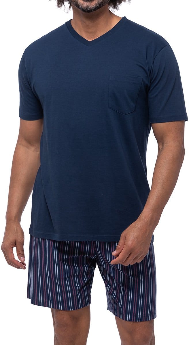 Ammann Heren pyjama Night & Home Cotton