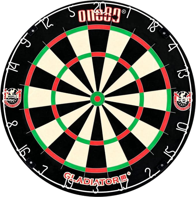 Professioneel Dartbord Gladiator 3 - Standaard 18 Inch Maat