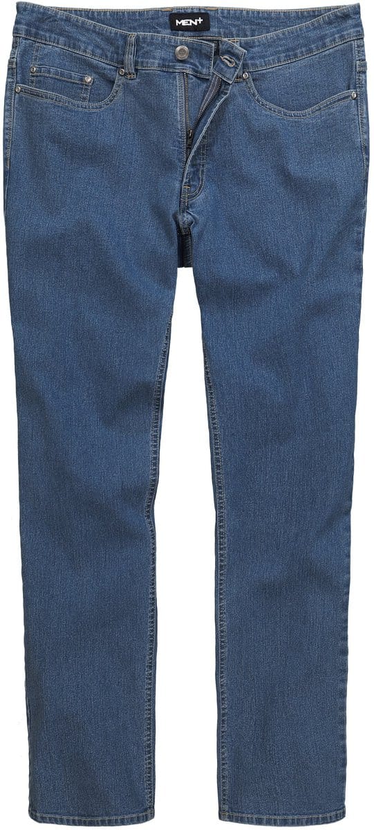 Men Plus - Heren - Jeans Buikfit denim Regular Fit 5-pocket gekleurde denim - Medium stone - Maat 68