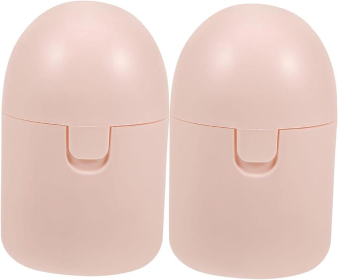Menstruatiecup Houder - Draagbare Case - Veilig Opbergen - Compact Ontwerp - 8.5 x 5 x 5 cm - Roze