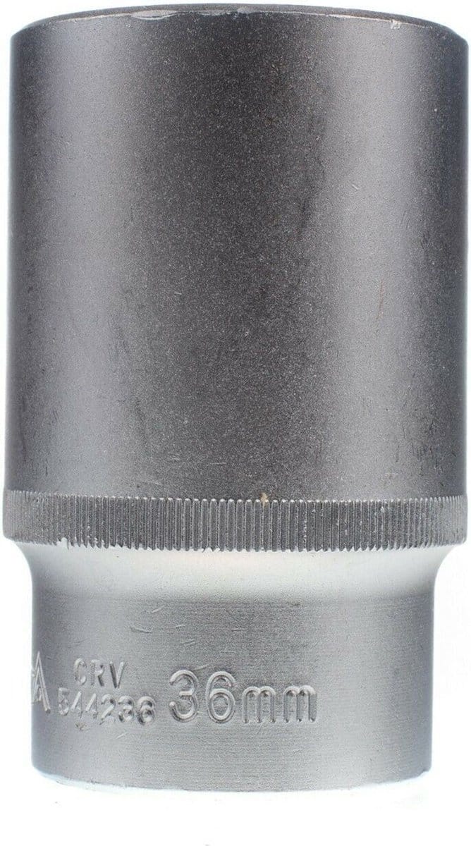 twaalfkant verlengdop - 36 mm - 1/2 duims aansluiting - lange dop - diepe dop - asta