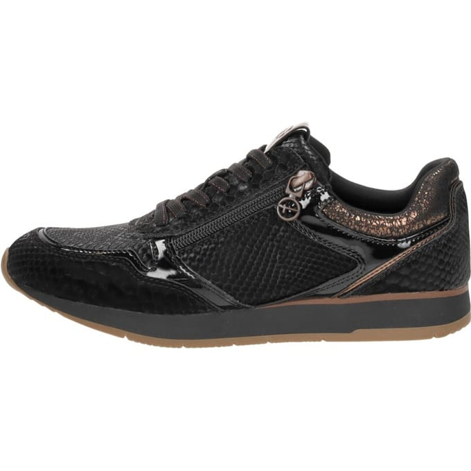 Tamaris - Veterschoenen Laag Zwart 38