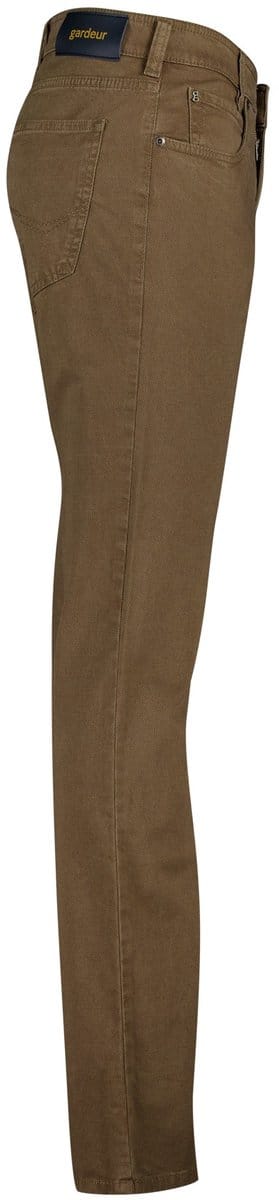 Gardeur Broek Bill Everyday Fine Patterned Cotton Soft Touch Comfort Stretch Zand / male