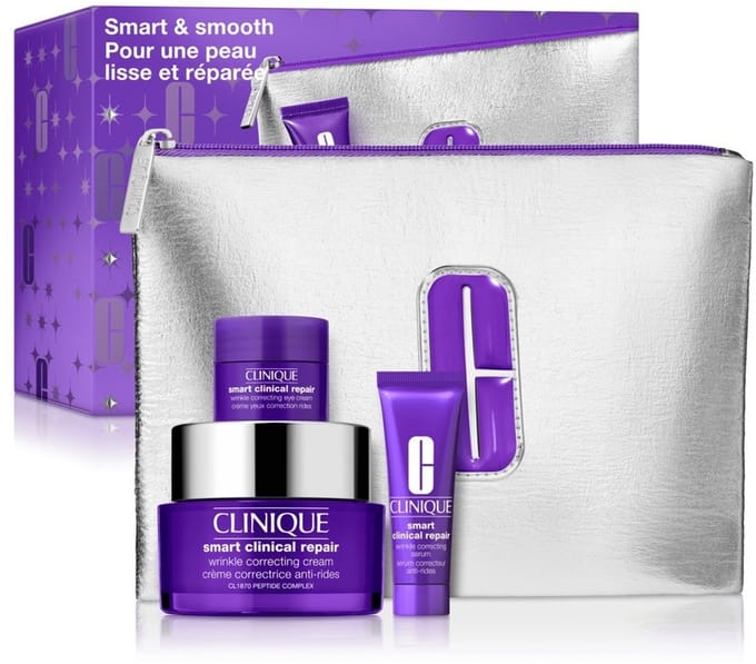 Clinique Smart & Smooth | 50 ml + 10 ml + 5 ml + Tasje | Set 3 st