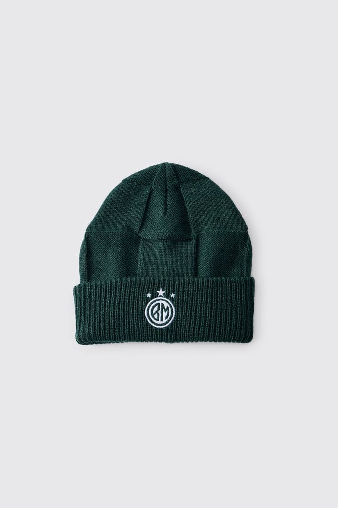 Circa 98 Crest Checkerboard Beanie | Forest