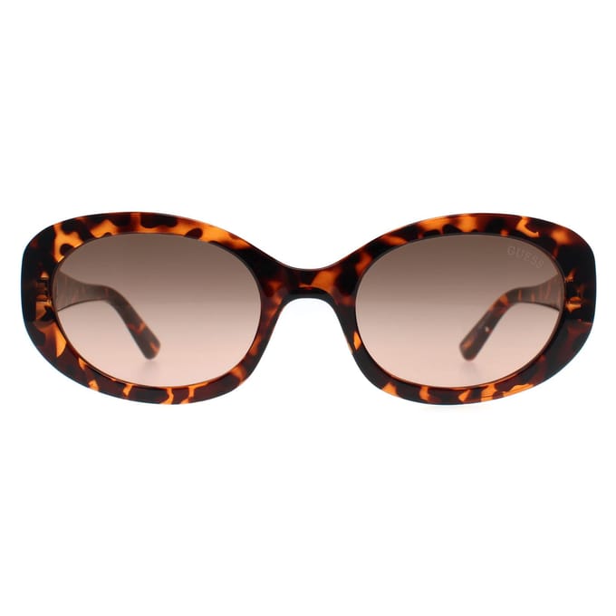 Guess Ovaal Vrouwen Donker Havana Bruin Kleurverloop GF6150