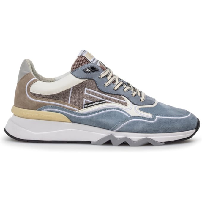Floris Van Bommel Sfm-10198 De Zager Sneakers - Heren - Blauw - Maat 40⅔