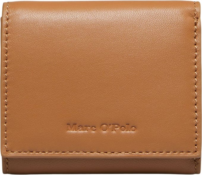 Marc O'Polo Leren Portemonnee Judis Combi Wallet True Camel Bruine