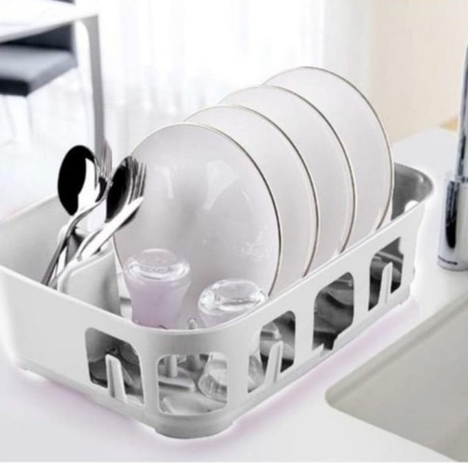 Emhouse Smart Keuken Afdruiprek | Rechthoekig | Wit