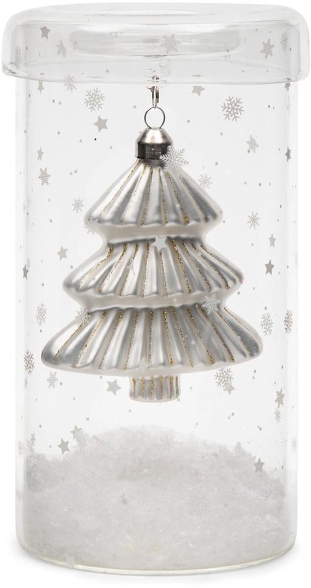 Riviera Maison Sparkling Tree Fillable Hurricane  - Transparent - 12.0 x 12.0