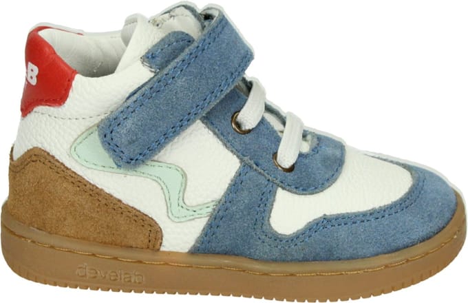 Develab - 44387 - Half-hoog - Kleur: Wit/beige - Maat: 20