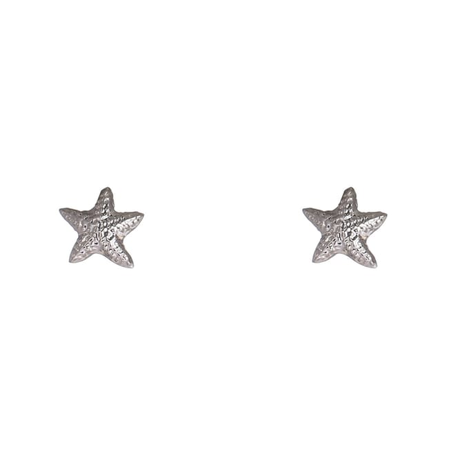 Go Dutch Label Oorknoppen Starfish Stud Zilverkleurig