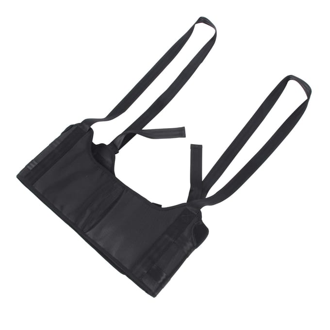 Rugstrekker Hangend Spinale Decompressie Harnas Ruguitlijningsapparaat Decompressor Ruggordel black