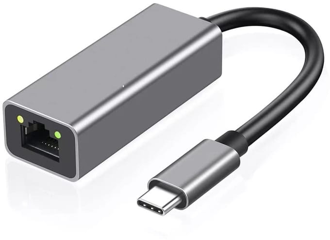 Allecto - USB 3.1 Type C Adapter - Gigabit Ethernet - Thunderbolt 3 Compatibel - Snel internet - Ideaal voor notebooks - Geschikt voor thuisgebruik