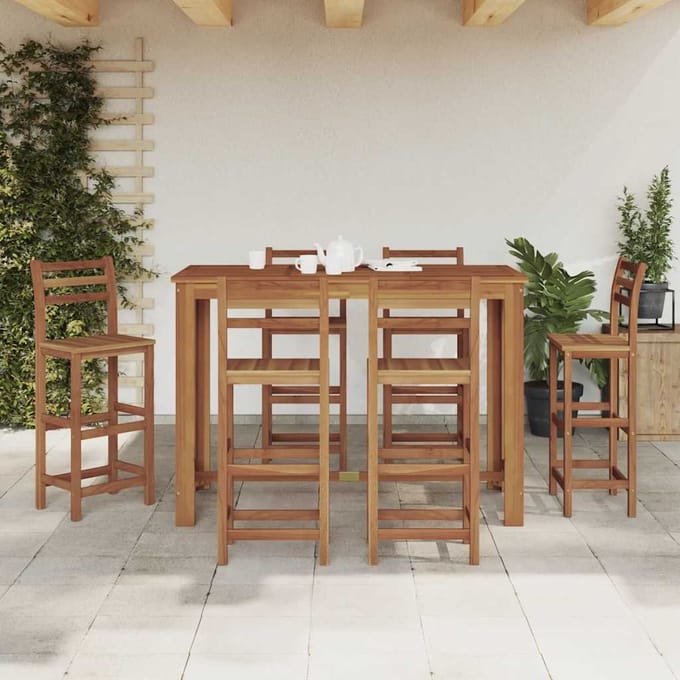 vidaXL - Bartafel - 150x70x105 - cm - massief - acaciahout
