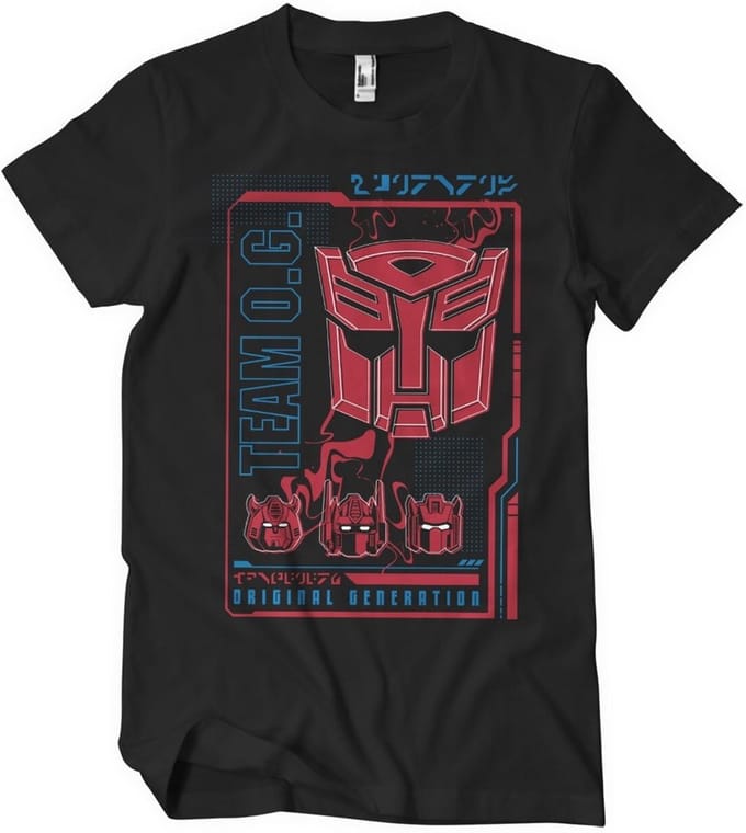 Transformers Autobots Original Generation -T-shirt, zwart