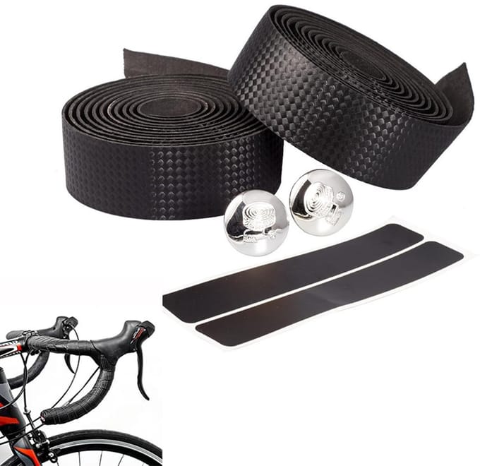 Fietsstuurtape - Stuurbanden - Comfortabel Fietsen - Antislip en Schokabsorberend - 2 meter rol - Zwart