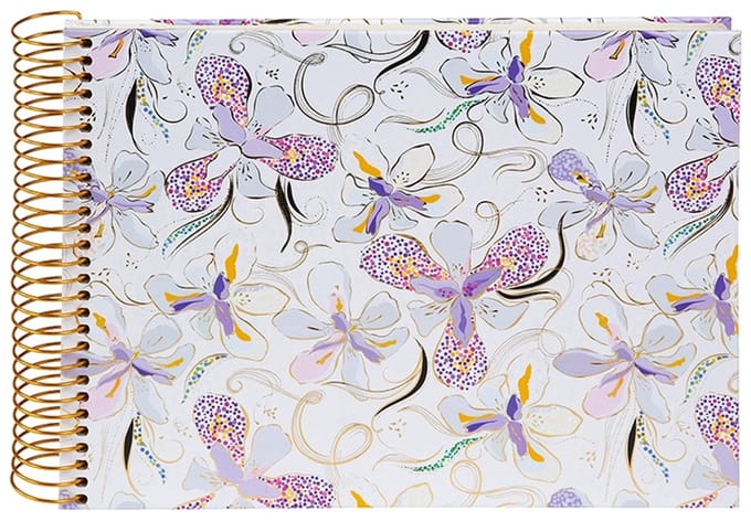 Goldbuch - Spiraalalbum Orchid Mood - Wit - 24x17 cm