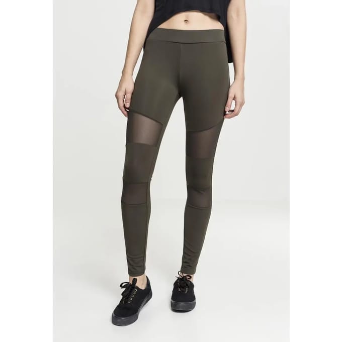 Urban Classics - Tech Mesh Sportlegging - 4XL - Grijs