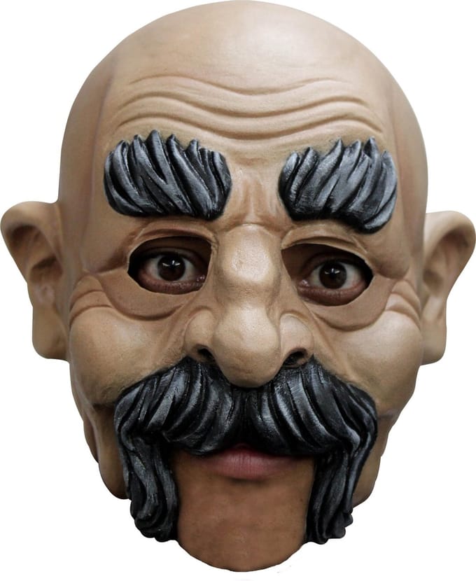 Parychimp Uncle Phil Mask Halloween -Latex - One-size