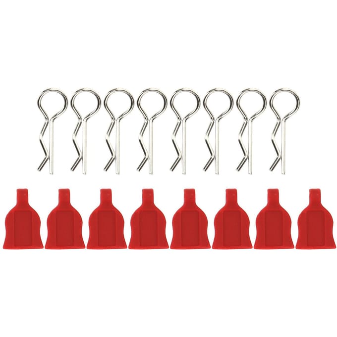 1 10 Modèle de Voiture Universel Fixe Télécommande Voiture Coque Boucle Tampons en Silicone RC Accessoire Rouge rouge