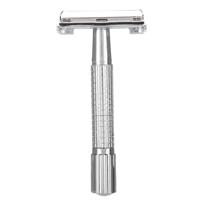 Heren Scheerset Klassiek Veiligheidslegering Heren Scheermes Basis gray