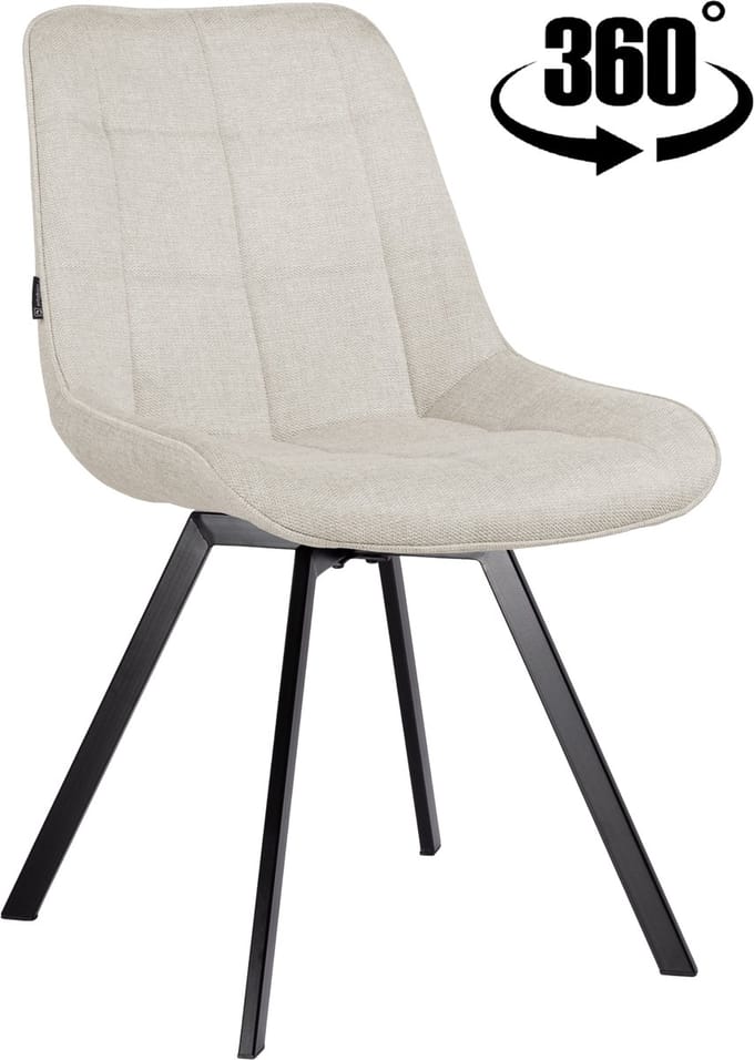 ExitoDesign LAPO - Draaistoel - Tapisserie - Ergonomisch - Beige