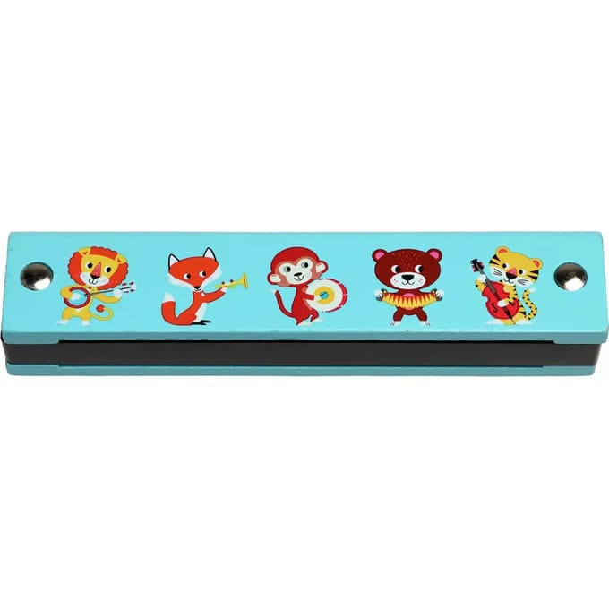 Houten harmonica Rex London Animal Band