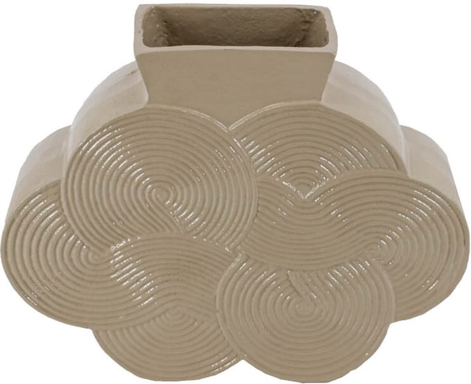 HomeBound by KY | Vaas Fluff beige | vaas | 26x8x31cm