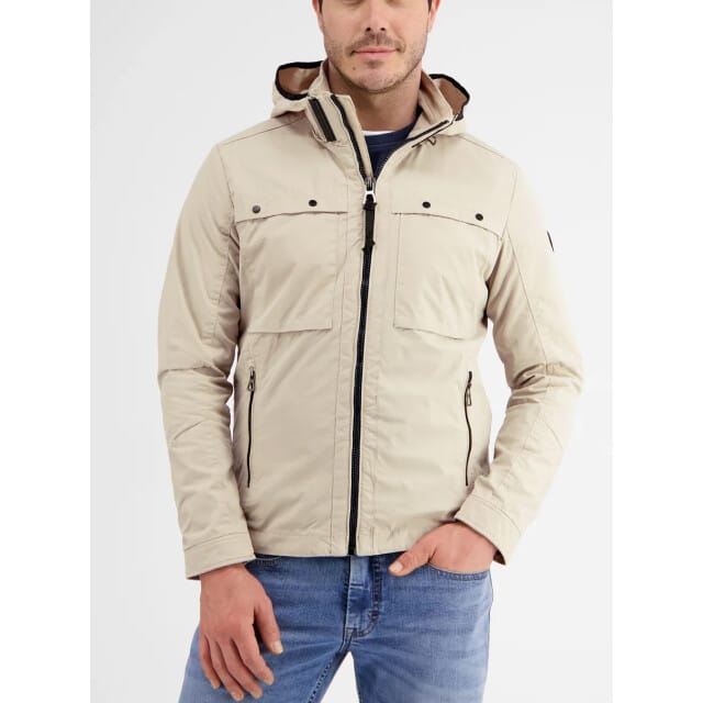 Lerros - Zomerjas - Heren - M - 705 LIGHT DUNE BEIG - Katoen - 2427016