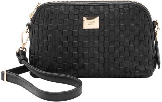 L.CREDI schoudertas Radka Crossbody Bag Black zwart