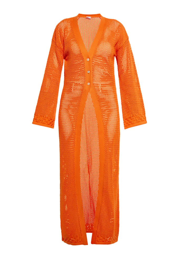 IZIA Vest Dames oranje