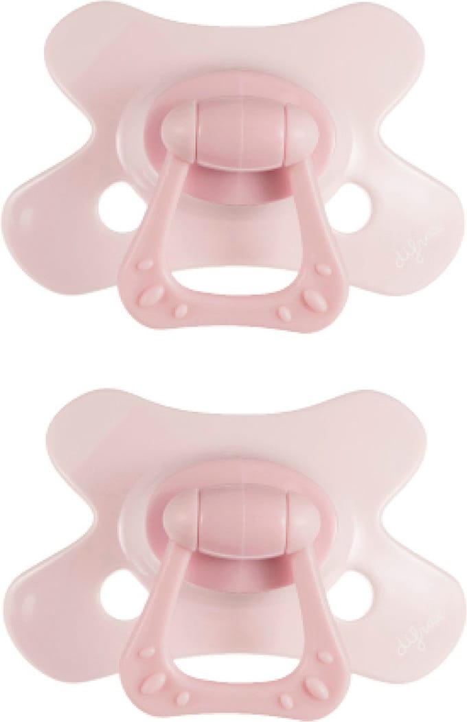 Difrax Fopspeen Dental - 18+ Maanden - Lichtroze - 2 Stuks