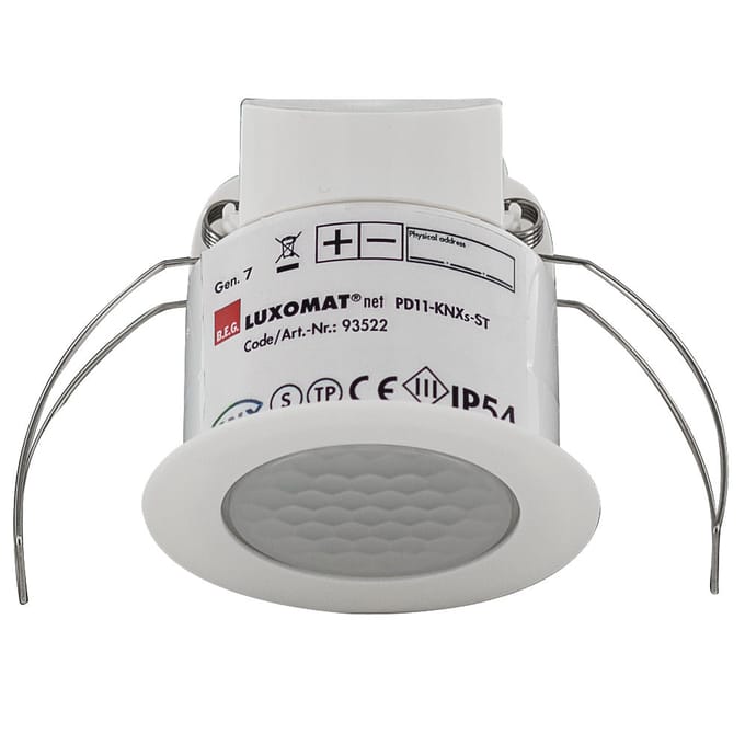 KNX Aanwezigheidsdetector PD11 Beveiligd IP54 9m Wit - 93522