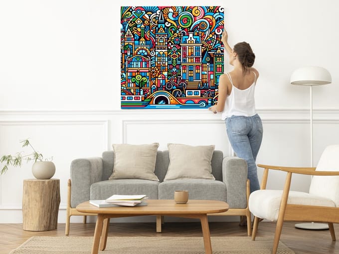 Kunstprint | Wanddecoratie | Forex | 60 × 60 cm