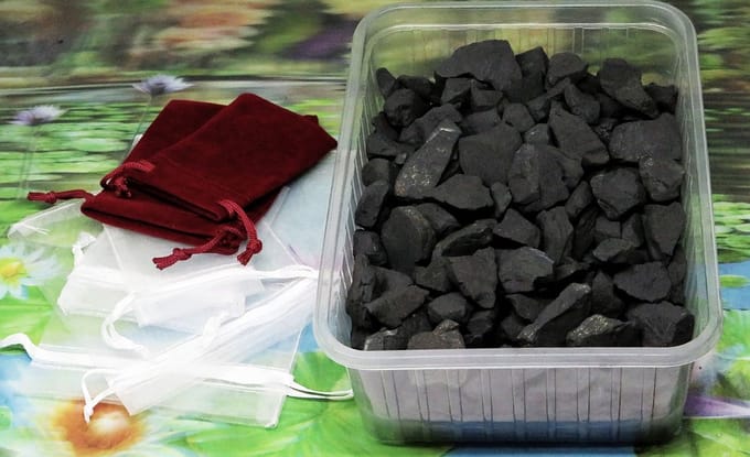 1000g Shungiet Shungite stenen voor water en ontstoring