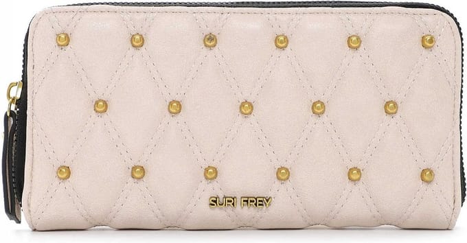 SURI FREY Portemonnee Corey Zip Around Wallet Beige