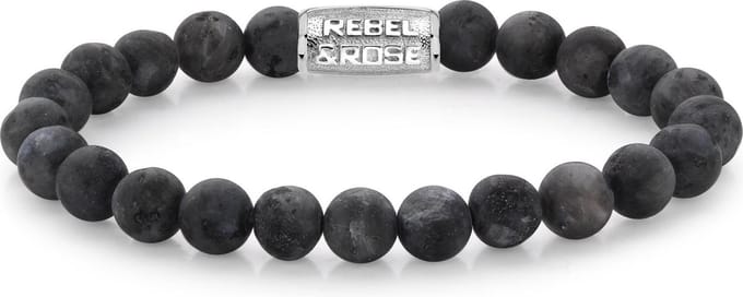Rebel&Rose Armband - Natuursteen - 17,5 cm