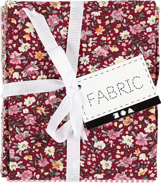 Creativ Company Patchwork Stof 45x55 cm Roze 4 stuks