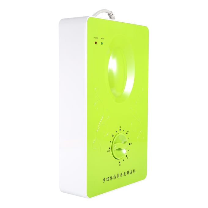 50Hz 400mg/h Multifunctionele Ozongenerator Ozonator Water Groente Sterilisator(Groen) groen