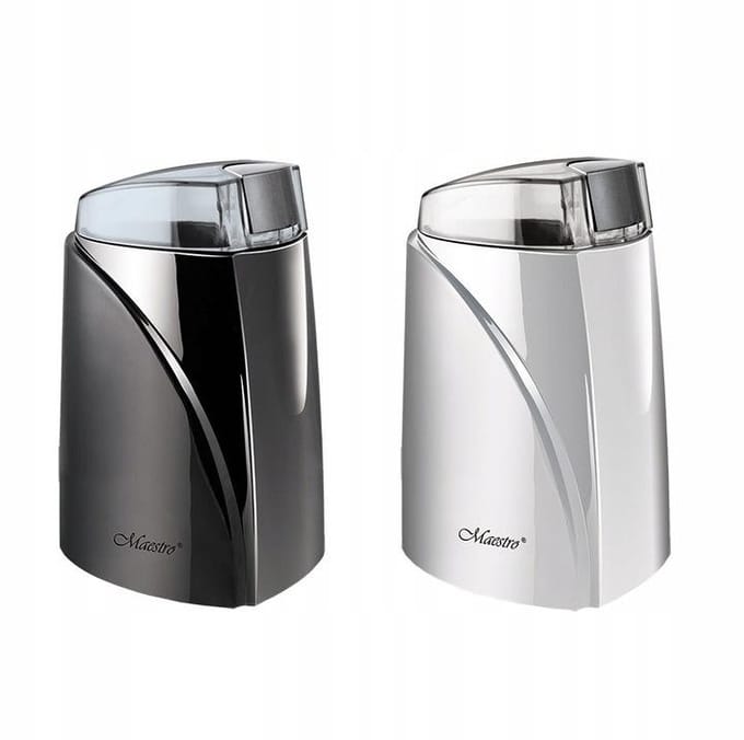 Maestro Elektrisch - Koffiemolen - 50 g - 150W - RVS messen
