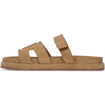 PS Poelman MAG Dames Sandalen - Licht Beige - Maat 38