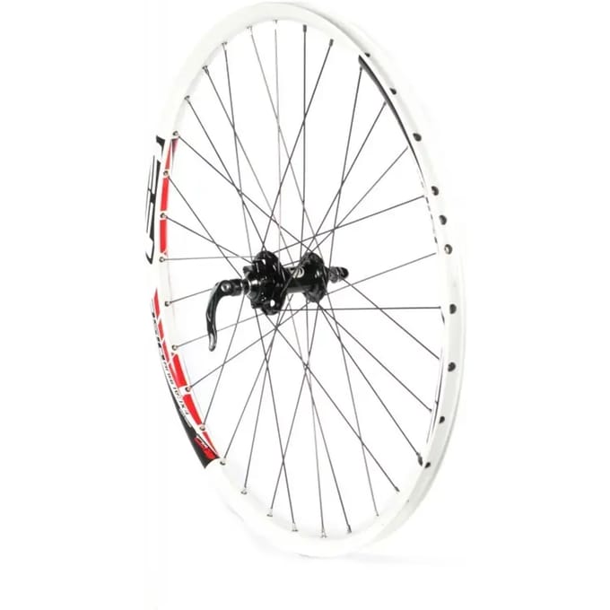 26" free ride ertro voorwiel 28x559 schijf wit Rodi