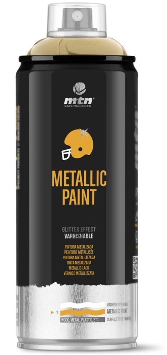 MTN metallic spuitverf - Goud - Ral 1036 - 400ml